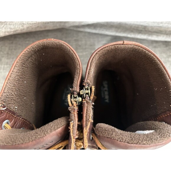 Sperry Duck Boots Womens Size 7 Weatherproof Brown Rain Shoes STS91176 - Picture 8 of 12